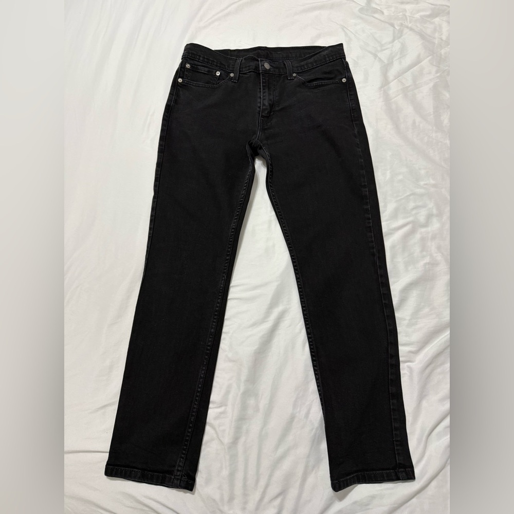 Levi's Men's Straight Black Jeans
